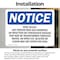 Signmission Pool Rules Any Person Who Has Diarrhea, 7 in W x Rectangle, Vinyl Decal OS-2PACK-NS-D-57-L-17695 - alternate 6